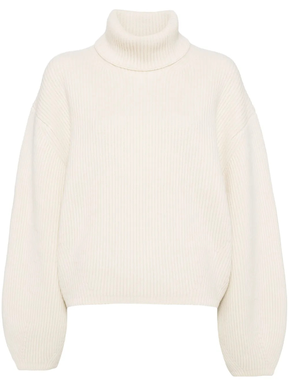 ribbed turtleneck top | Farfetch Global