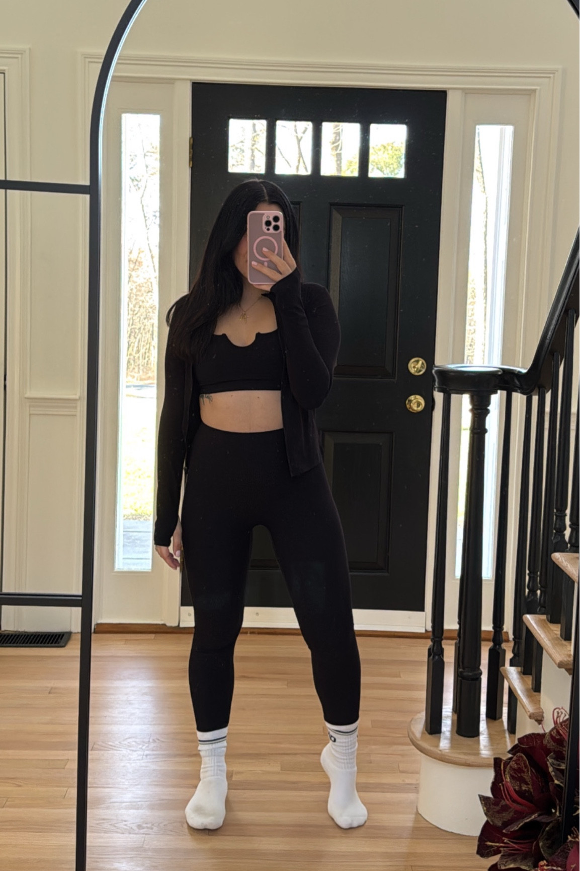 Sports bra/jacket/leggings: size smalll

#LTKStyleTip #LTKActive