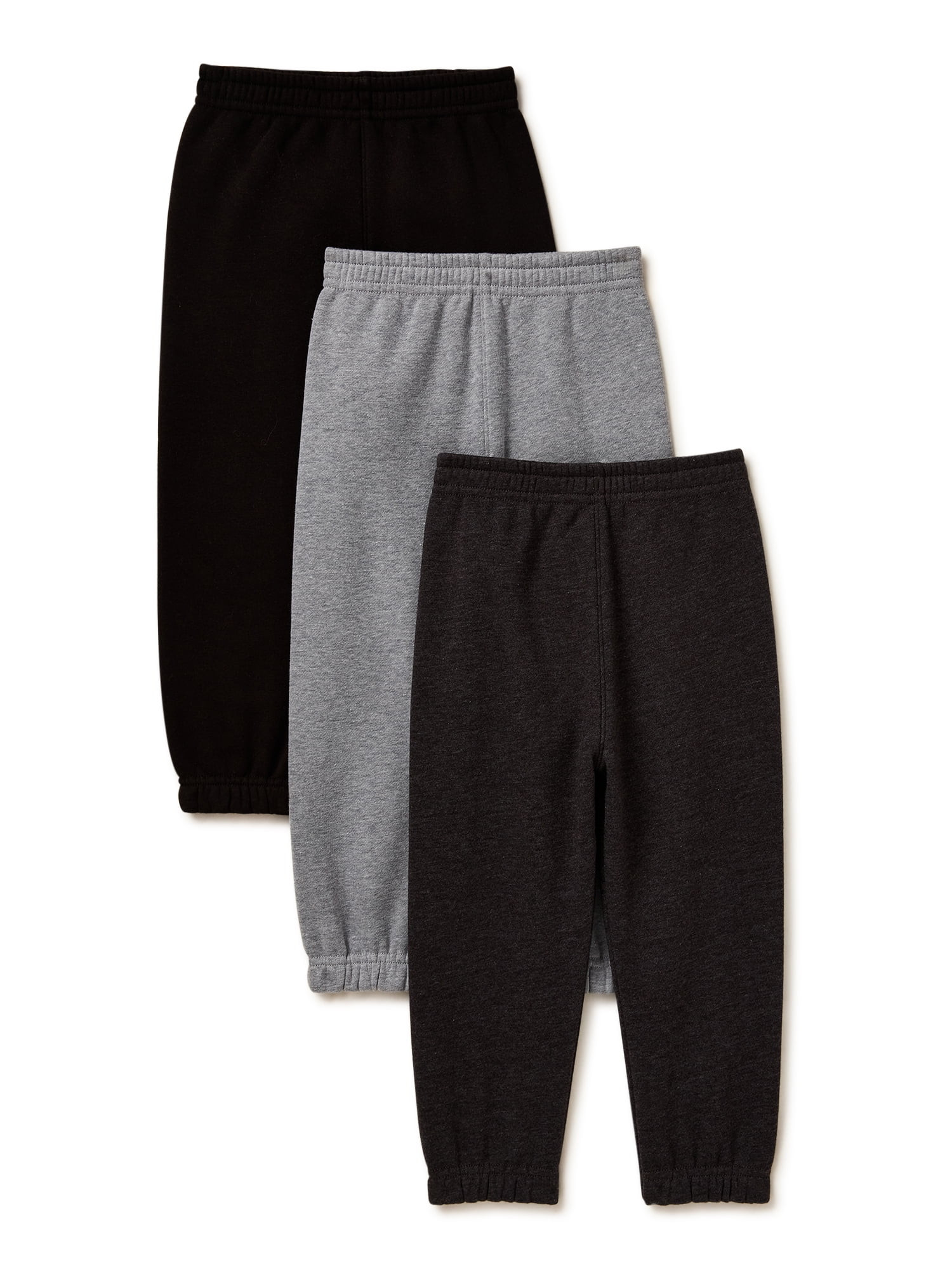 Garanimals Toddler Boys Fleece Sweatpants Multipack, 3-Pack, Sizes 2T-5T - Walmart.com | Walmart (US)