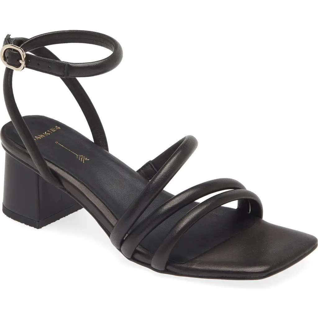 FRANKIE4 Ramsay Block Heel Sandal in Black at Nordstrom, Size 10 | Nordstrom