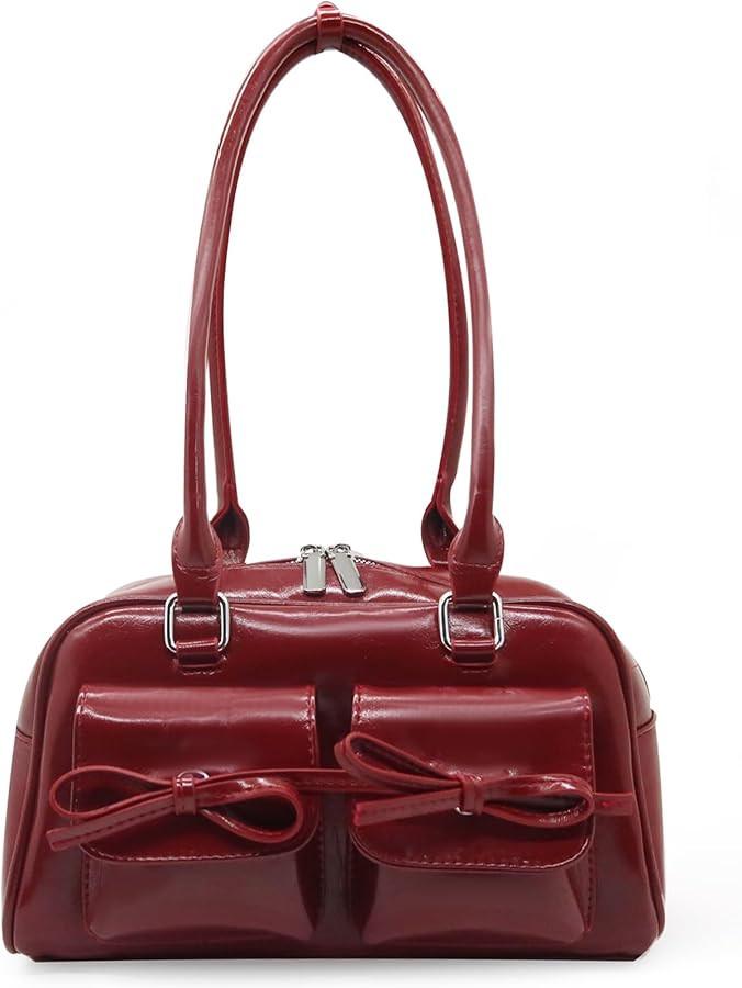 Fozehlad Chic Hobo Bags for Women Retro Tote Handbag Top Handle PU Leather Shoulder Bag for Trend... | Amazon (US)