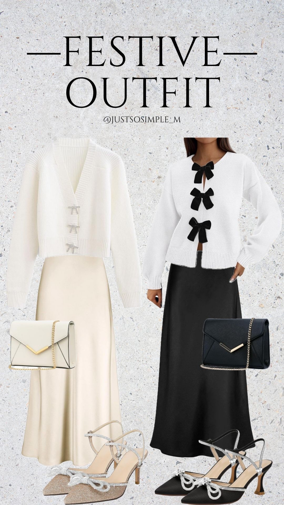 Elegant & festive outfit

New years party outfit, festive outfit, amazon fashion, last minute outfit for new year’s eve, new year’s eve, ootd, amazon clothes, amazon finds, outfit goals, holiday party outfit women, party outfit 

#LTKHoliday