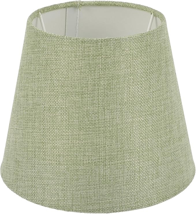Kisangel Fabric Lamp Shade Replacement for Table Lamp, Green Fabric Lampshade for Bedroom And Off... | Amazon (US)