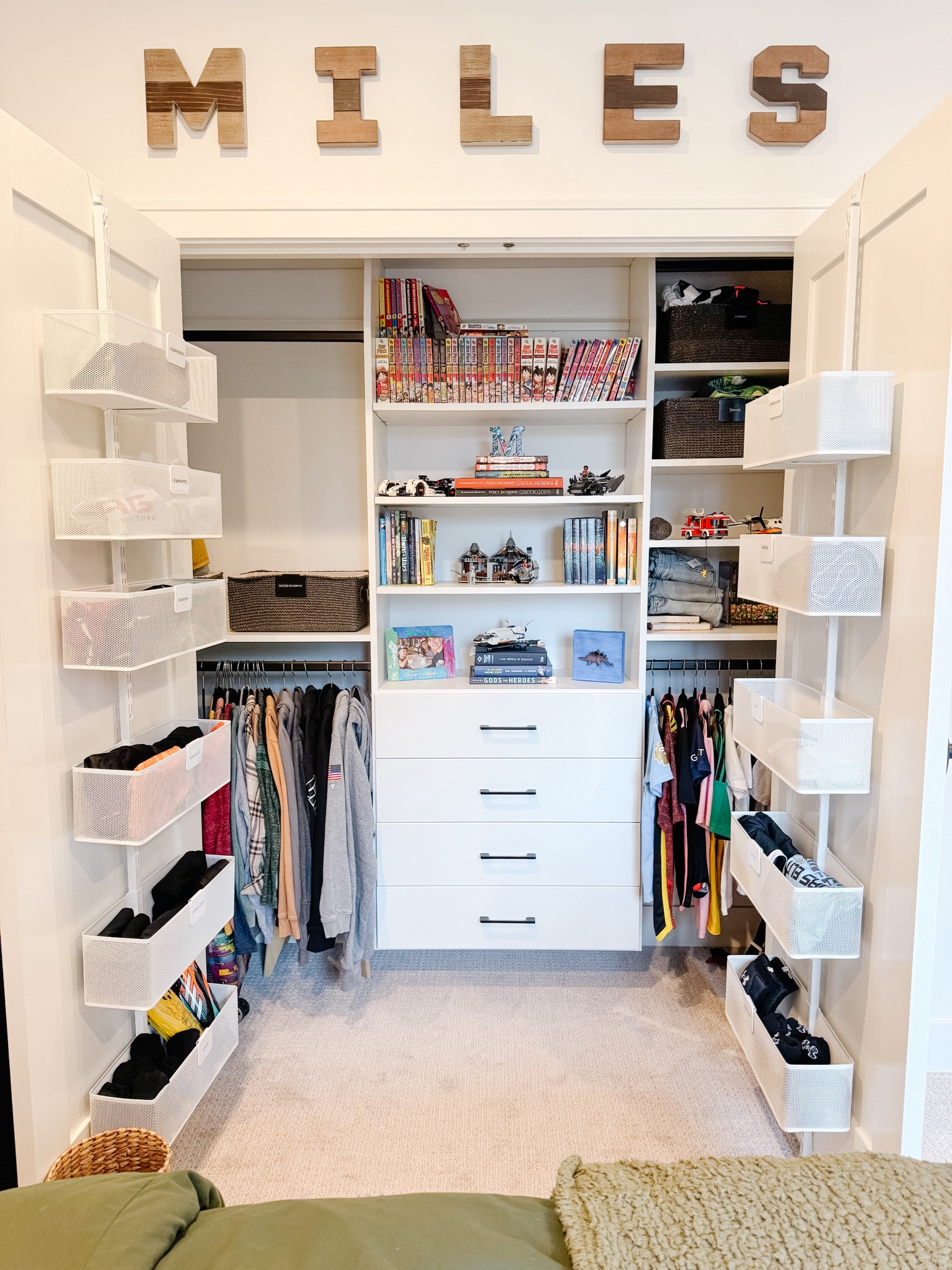 Over the door closet organizer. The perfect way to store all those sports uniforms. 

#LTKHome #LTKKids #LTKFamily