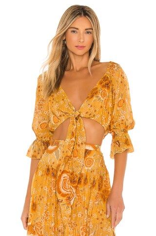 Spell Mystic Tie Top in Sunflower from Revolve.com | Revolve Clothing (Global)