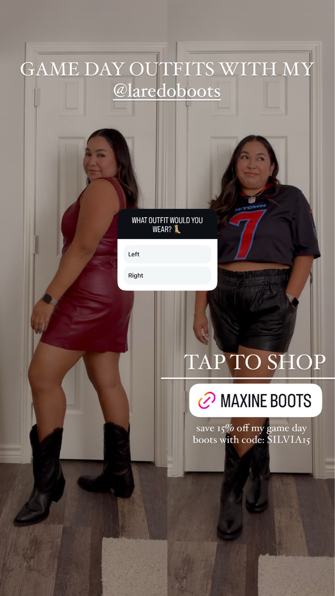 Styling cowboy boots for game day! ❤️👢 

Cowboy boots, game day boots, game day outfits, game day outfit inspo, midsize fashion, football game outfit

#LTKMidsize #LTKSeasonal #LTKStyleTip