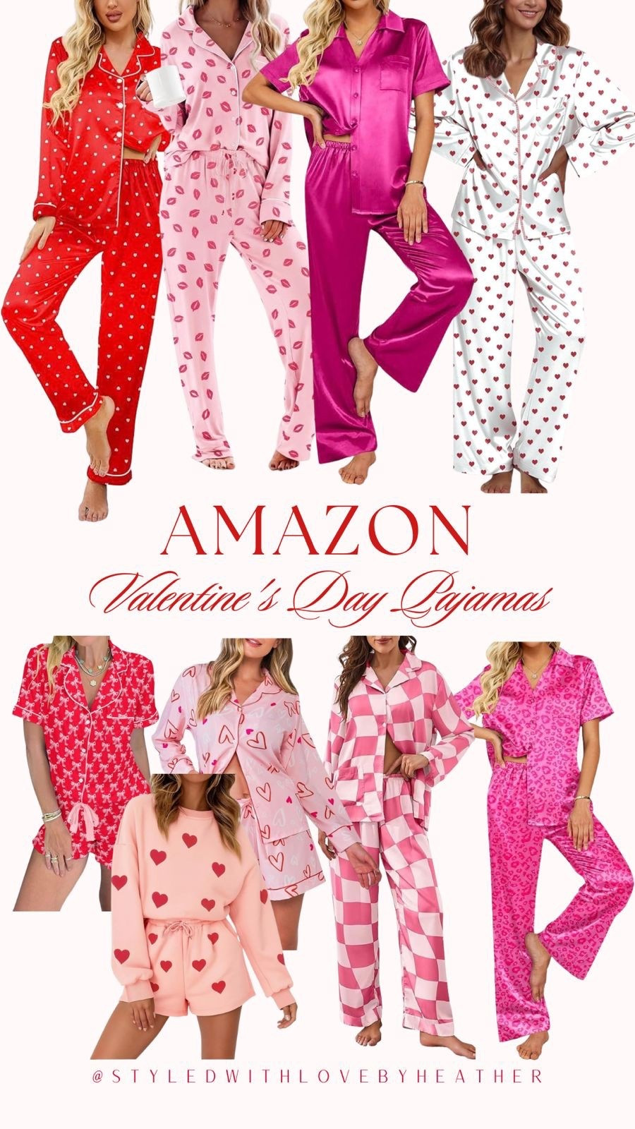 Amazon Valentine’s Day Pajamas 💕

The cutest Valentine’s Day pajamas for cozy nights in. From classic heart prints to silky sets and playful patterns, these are perfect for Valentine’s morning, Galentine’s sleepovers, or just lounging comfortably all season long. Soft, flattering, and budget-friendly—these make great gifts or a fun treat for yourself.

✨ Shop all Valentine’s Day pajamas here on LTK

#LTKValentines #LTKFinds #LTKUnder50 #LTKLoungewear 

#LTKdayinmylife #LTKHome #LTKValentine