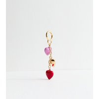 Pink Faux Pearl Heart Bag Charm New Look | New Look (UK)