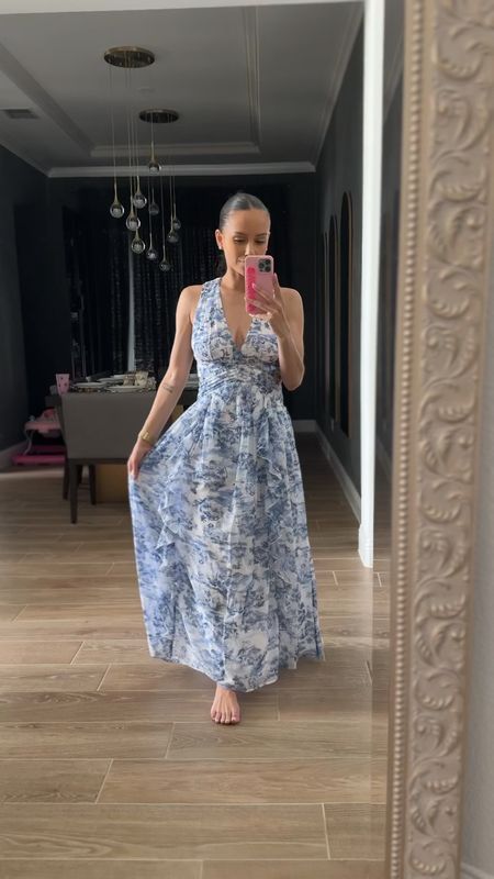 Bought the most adorable spring dress from Abercrombie and Fitch!🩷✨ 

The floral detailing is so gorgeous for spring! The perfect vacation dress or date night dress! Linking a few other dresses similar that I love💕 

#LTKfindsunder100 #LTKstyletip #LTKVideo