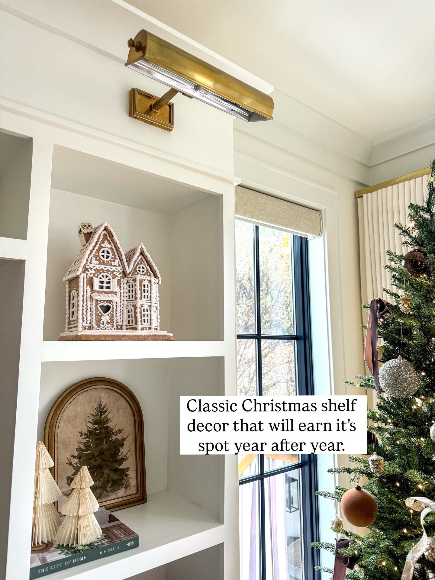 Timeless, classic and beautiful  Christmas & holiday shelf decor.  

#LTKHome #LTKHoliday #LTKGiftGuide