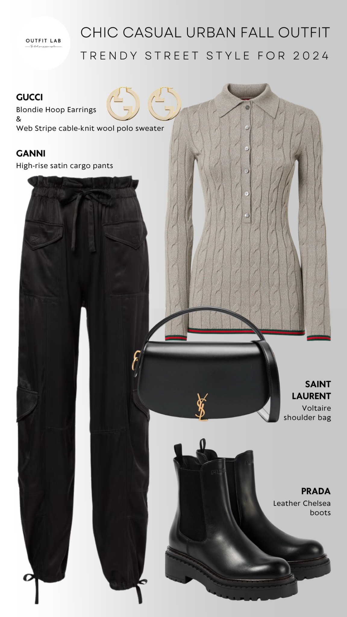 Chic Casual Urban Fall Outfit: Trendy Street Style for 2024 – Shop Now!

Elevate your fall wardrobe with this chic, casual urban outfit. Featuring stylish Ganni pants paired with a cozy Gucci sweater for a perfect mix of comfort and fashion. Complete the look with statement Prada boots and a sleek Saint Laurent bag. Add a touch of luxury with elegant Gucci earrings. This trendy street style outfit is perfect for effortless, everyday city wear. Shop now to stay on-trend for fall 2024!

#LTKU #LTKSeasonal #LTKStyleTip