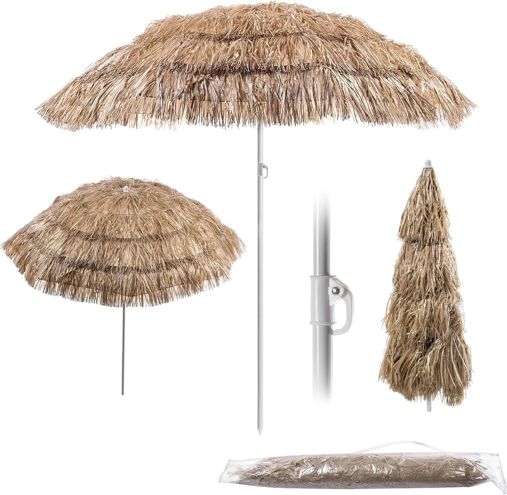 KADAX Runder Sonnenschirm f\u00fcr Balkon & Garten & Terrasse & Pool & Strand, Gartenschirm, H\u0... | Amazon (DE)