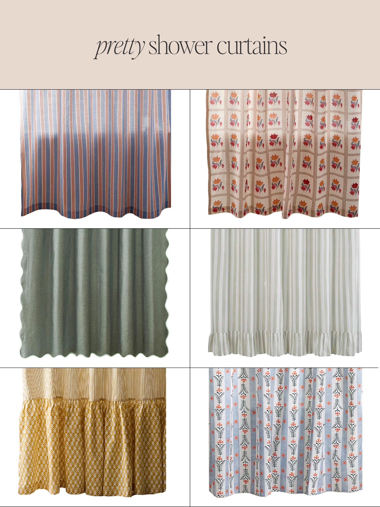 pretty shower curtains!

#LTKHome