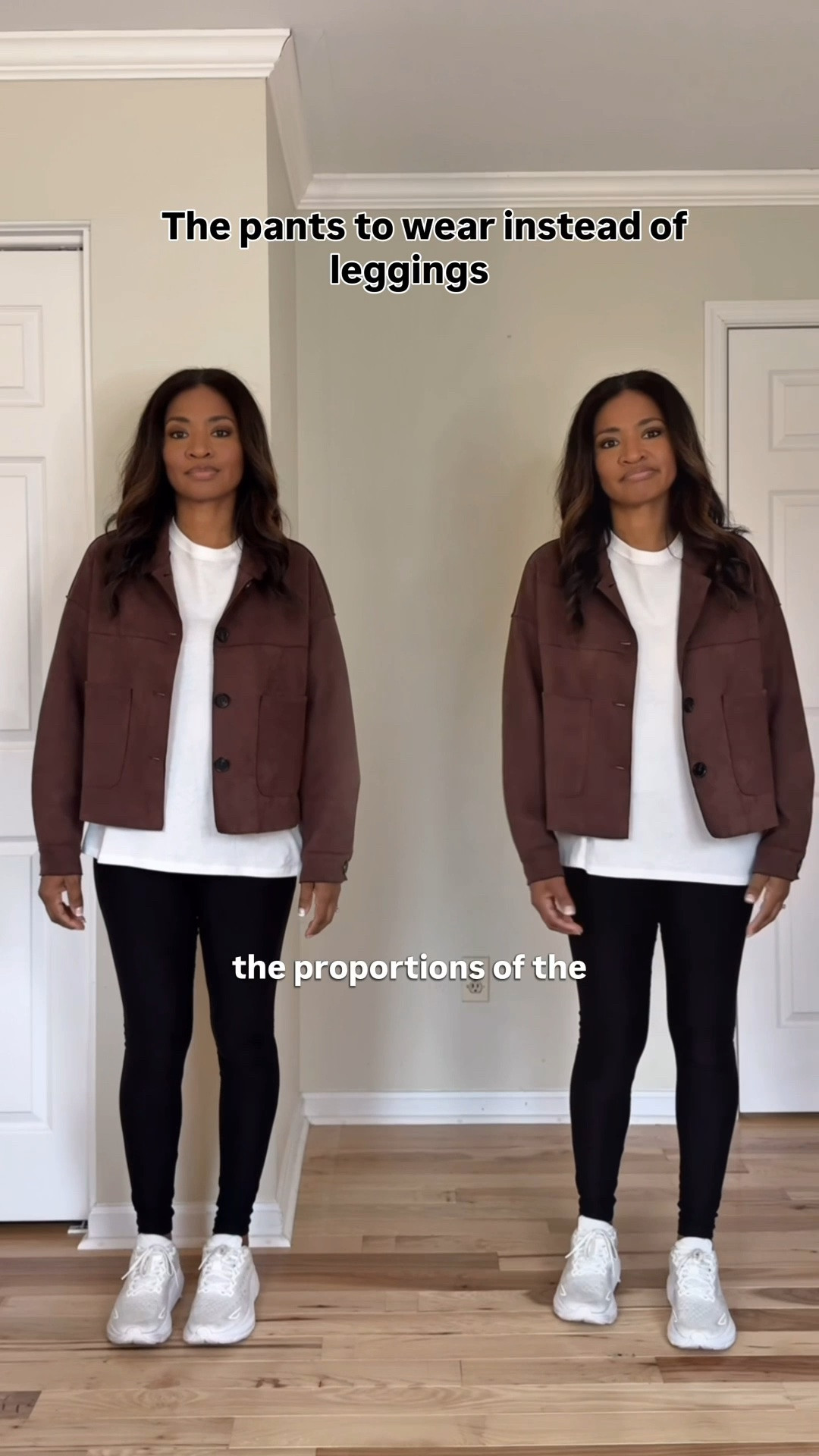 Jacket: small
Tops: Small
Black pants: Small /  I am 5.5 and I bought the “5.4-5.7” size 
White sneakers: Size 9
Adidas sneakers: Size 8.5 (size down ½ size) 

 #LTKootd #LTKgrwm #LTKOver40