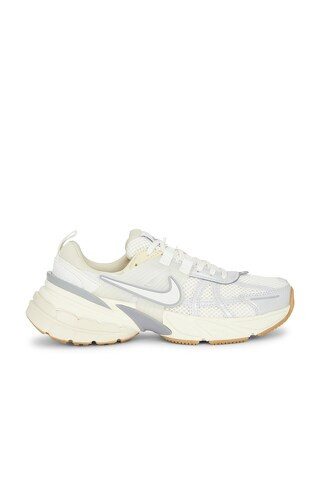 Nike V2k Run Sneaker in Sail, Light Khaki & Light Smoke Grey from Revolve.com | Revolve Clothing (Global)