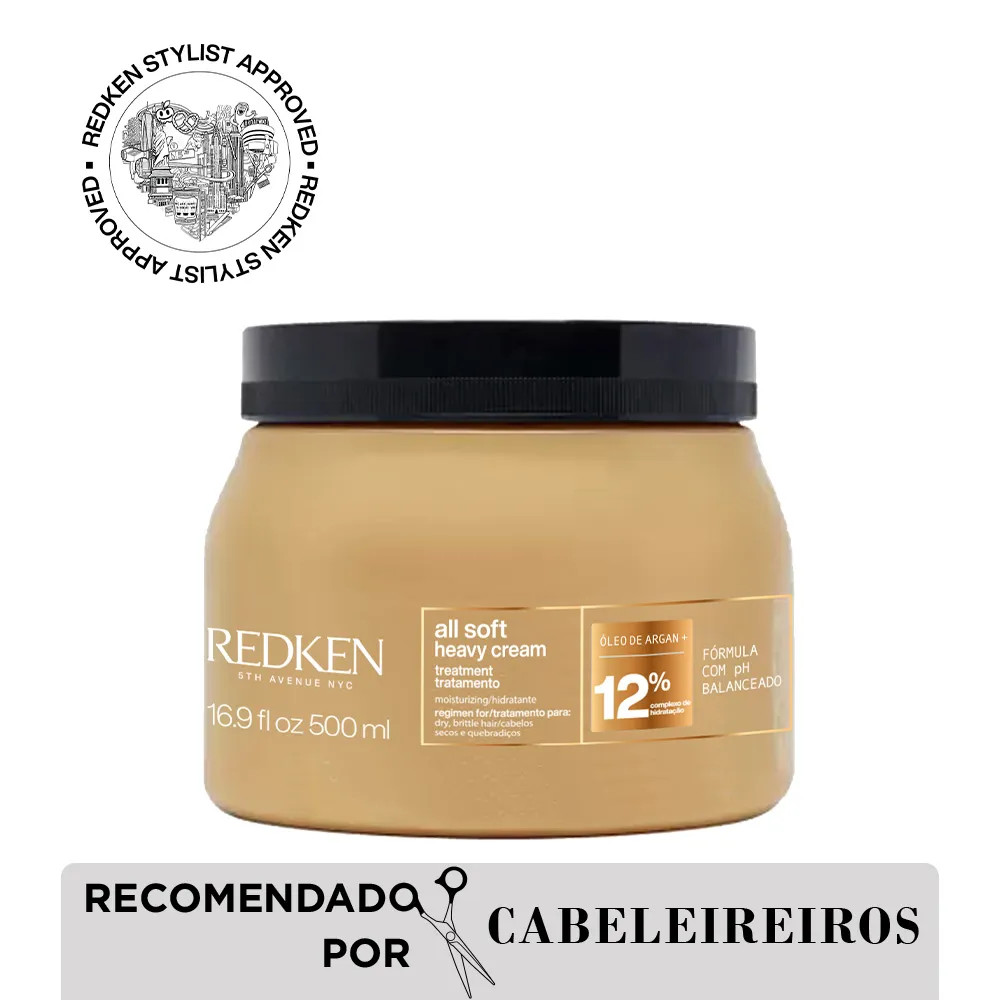 Máscara de Hidratação Redken All Soft Heavy 500 ml - AMOBELEZA - Produtos para Cabelo, Perfume... | Amobeleza (BR)
