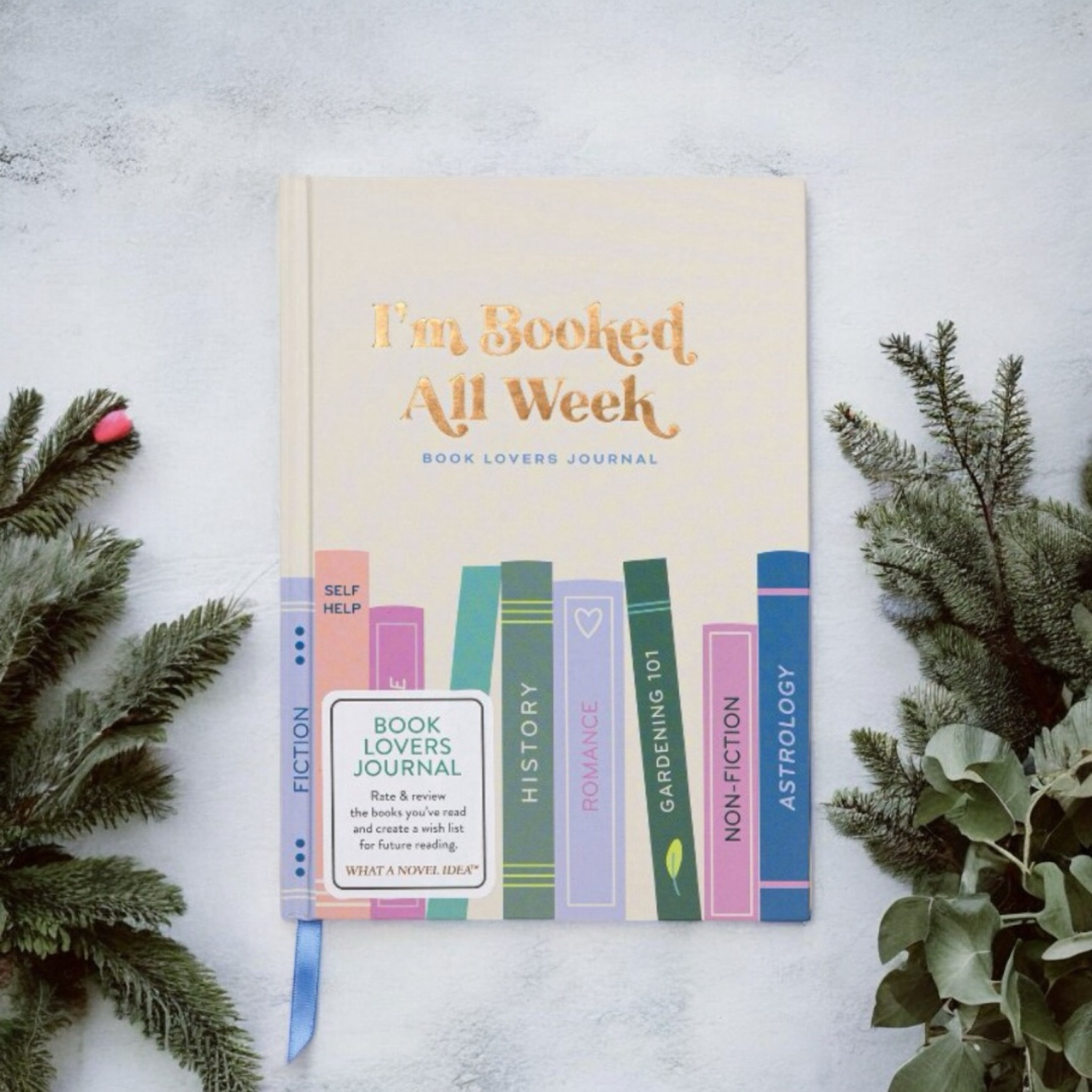 This book lovers journal is perfect for the reader on your list! 

•	5.75"W x 8.125"H
•	160 pages
•	Table of contents for recording read books
•	Book review spreads
•	Wish list for future reads

#LTKGiftGuide #LTKTravel #LTKHoliday