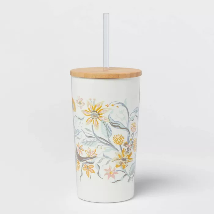 20oz Stainless Steel Straw Tumbler - Threshold™ | Target