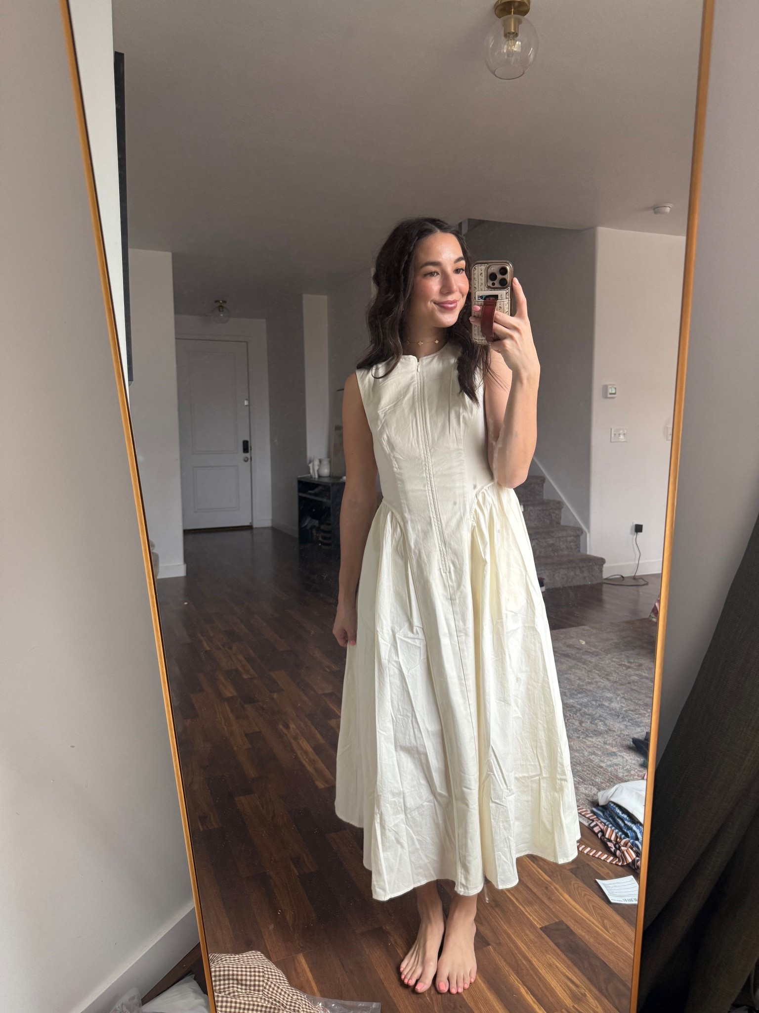 Modest garment friendly dress! Sleeveless white dress boho 

#LTKFindsUnder50 #LTKWedding #LTKFindsUnder100