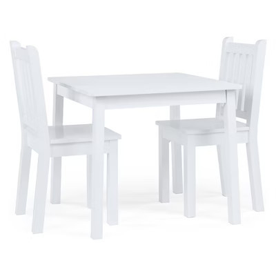 Humble Crew 3pc Kids' Wood Table and Chair Set White | Target