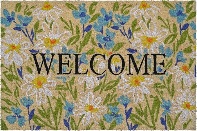 Calloway Mills Field of Daisy Welcome Doormat (18" x 30" x 1.50") | Amazon (US)