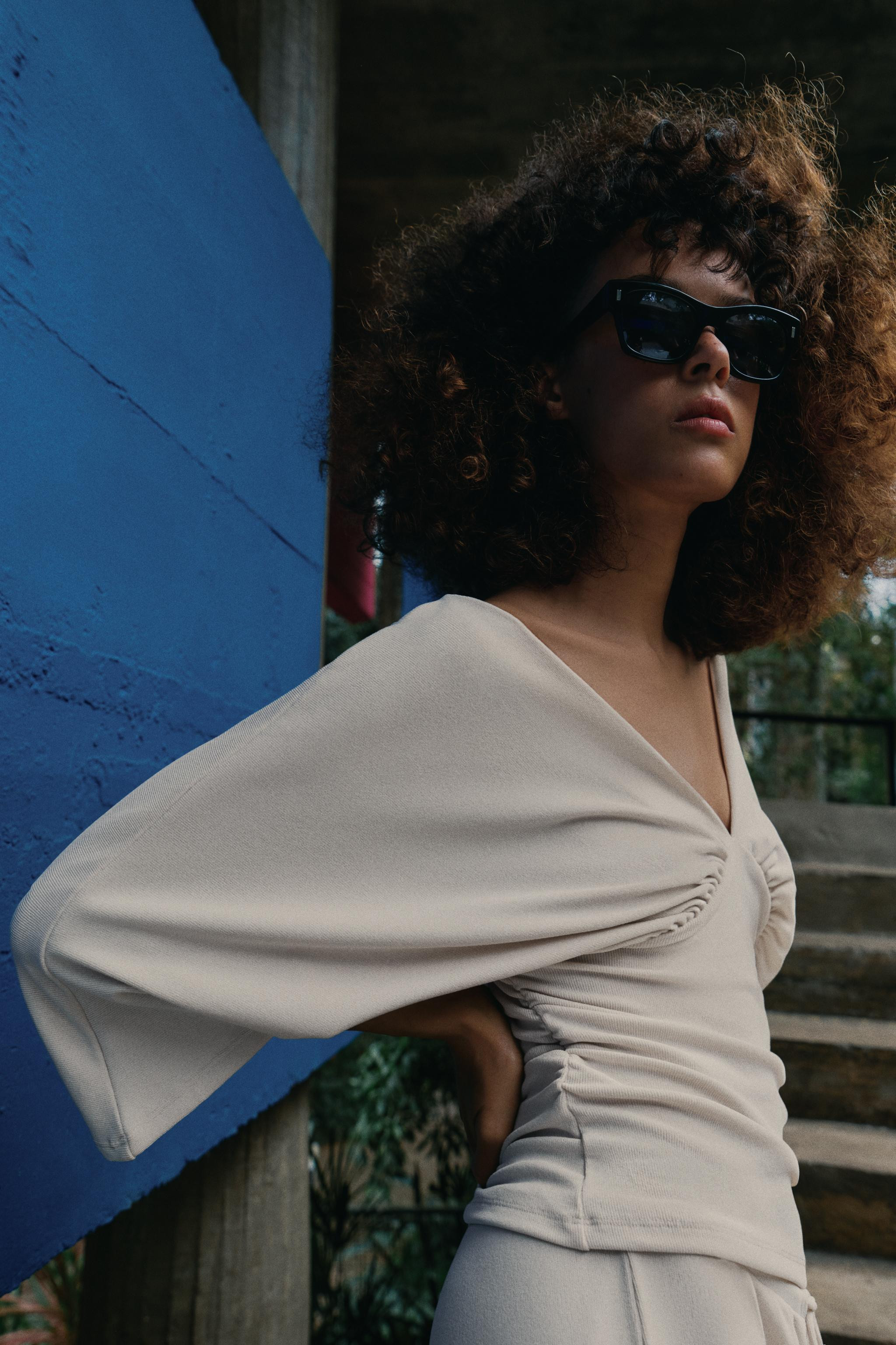 TEXTURED V-NECK TOP | Zara US