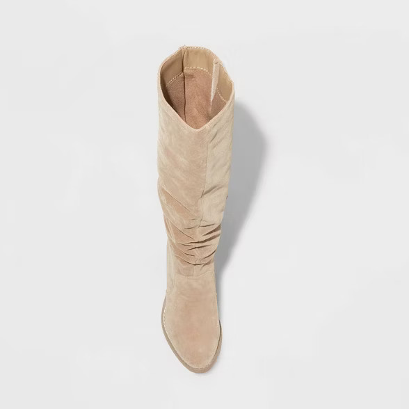 Women's Lainee Heeled Scrunch Boots - Universal Thread™ | Target