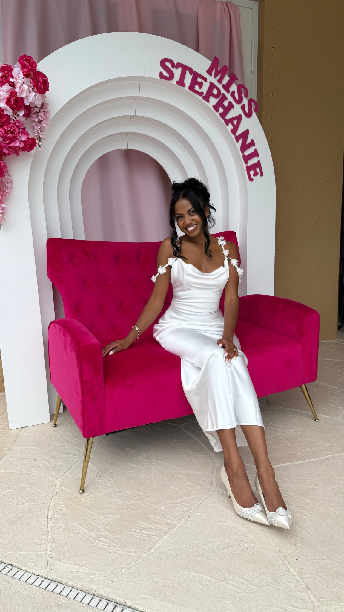 what I wore to my bridal shower 
🍓🌷🦢 

dress from altar’d state

#bridalshower #whitedress #wedding

#LTKWedding