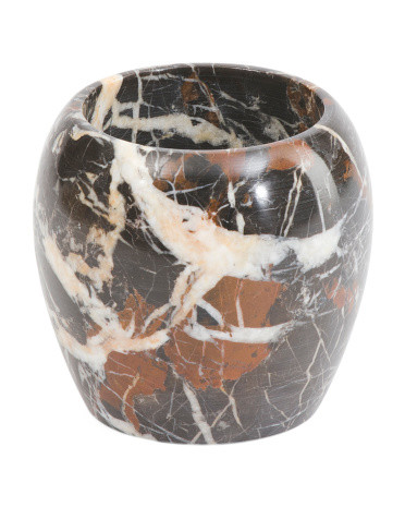 Marble Cylindrical Toothbrush Holder | TJ Maxx