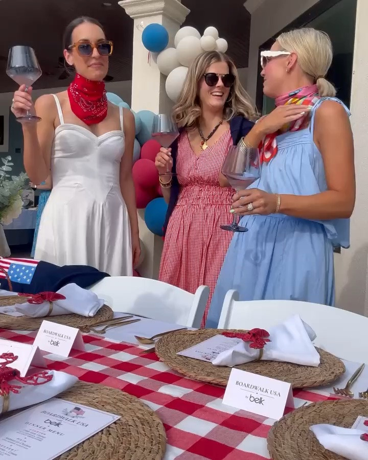 Was so excited and honored that @belk invited me and some of my favorite insta friends out to the Lake last night to kick off summer in true Americana style! 🇺🇸❤️🤍

They hosted the most beautiful kick off to summer along the water on a perfect night. It’s always so fun for me to meet other women in real life who I’ve followed here for so long too. I saw with the coolest and most kind group of women and had the best night! Thank you for inviting me @belk ! 

Comment SHOP below to receive a DM with the link to this post on my LTK ⬇ https://liketk.it/6ex1y