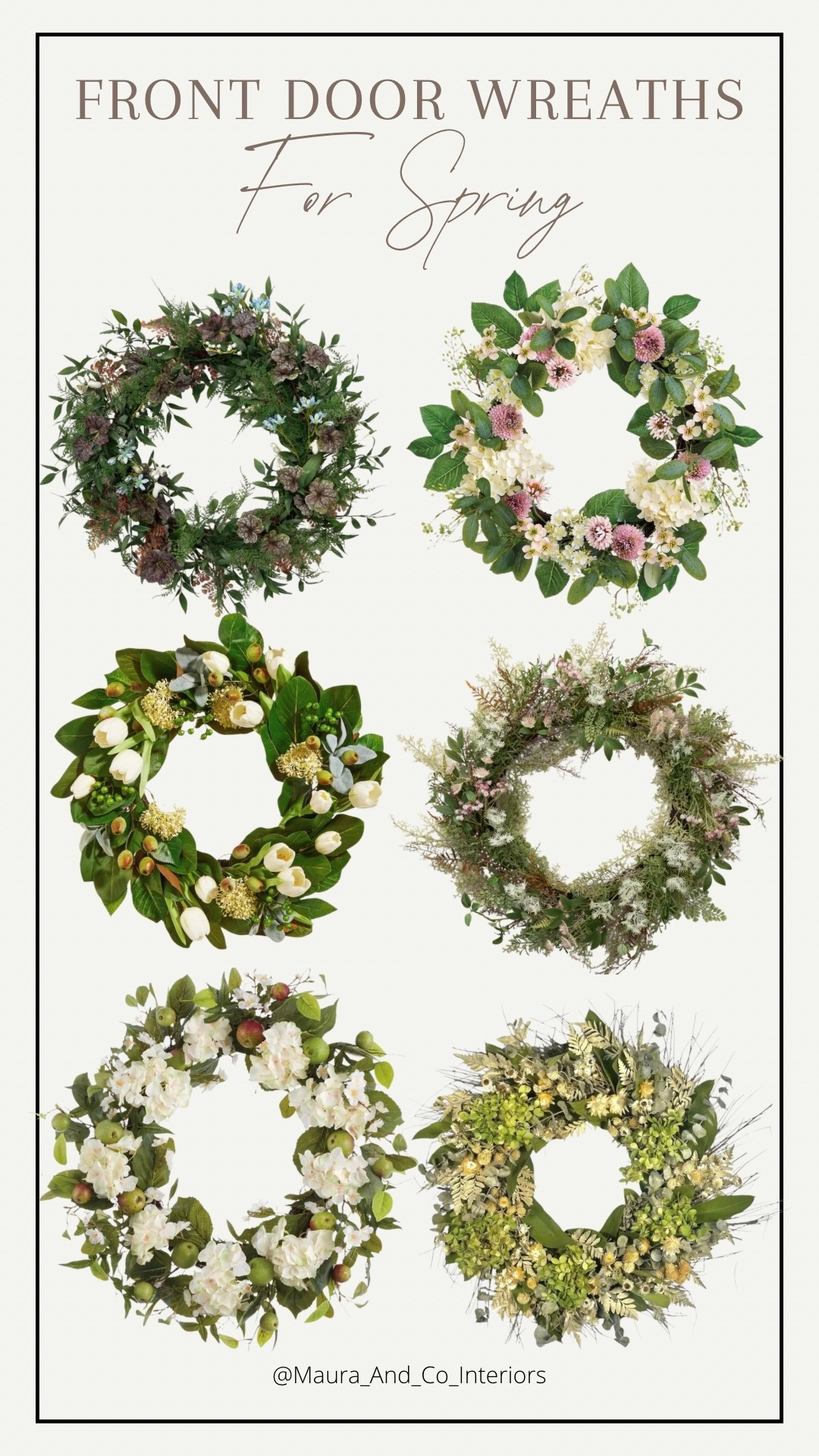 Wreaths for spring!