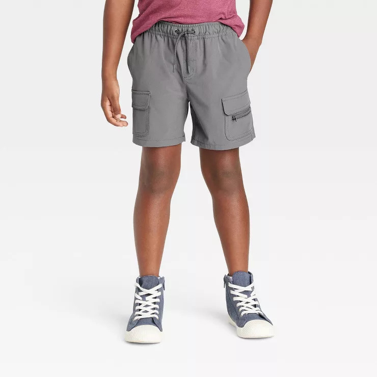 Boys' Quick Dry 'Above the Knee' Relaxed Pull-On Cargo Shorts - Cat & Jack™ | Target