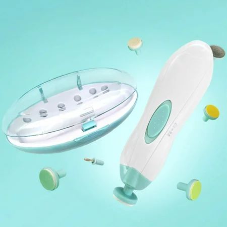 Baby Nail Clipper Electric Baby Nail Trimmer Toes Fingernails Care Trimmer with LED Light for Newbor | Walmart (US)
