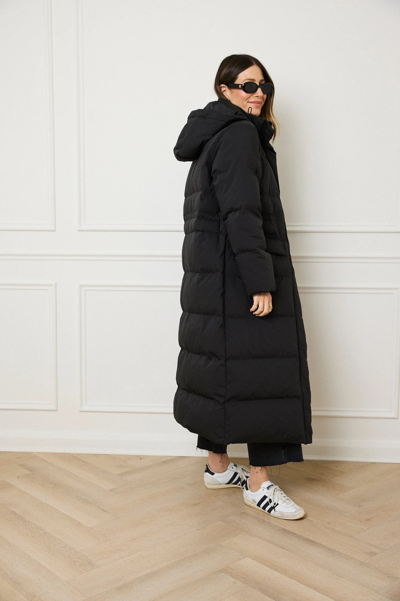 THE FULL LENGTH PUFFER COAT - BLACK | WAT The Brand