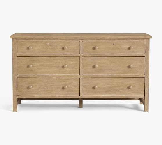 Farmhouse 6-Drawer Wide Dresser | Pottery Barn (US)