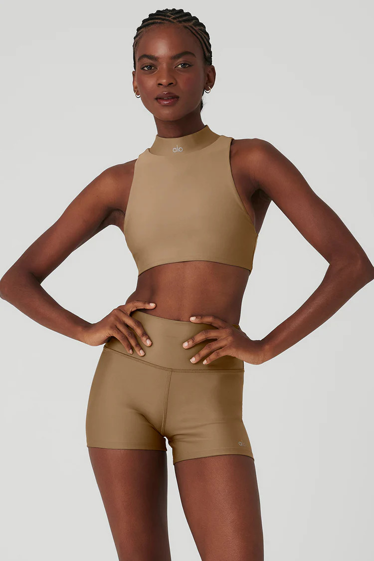 Airlift Fuse Bra Tank - Gravel | Alo Yoga (US)