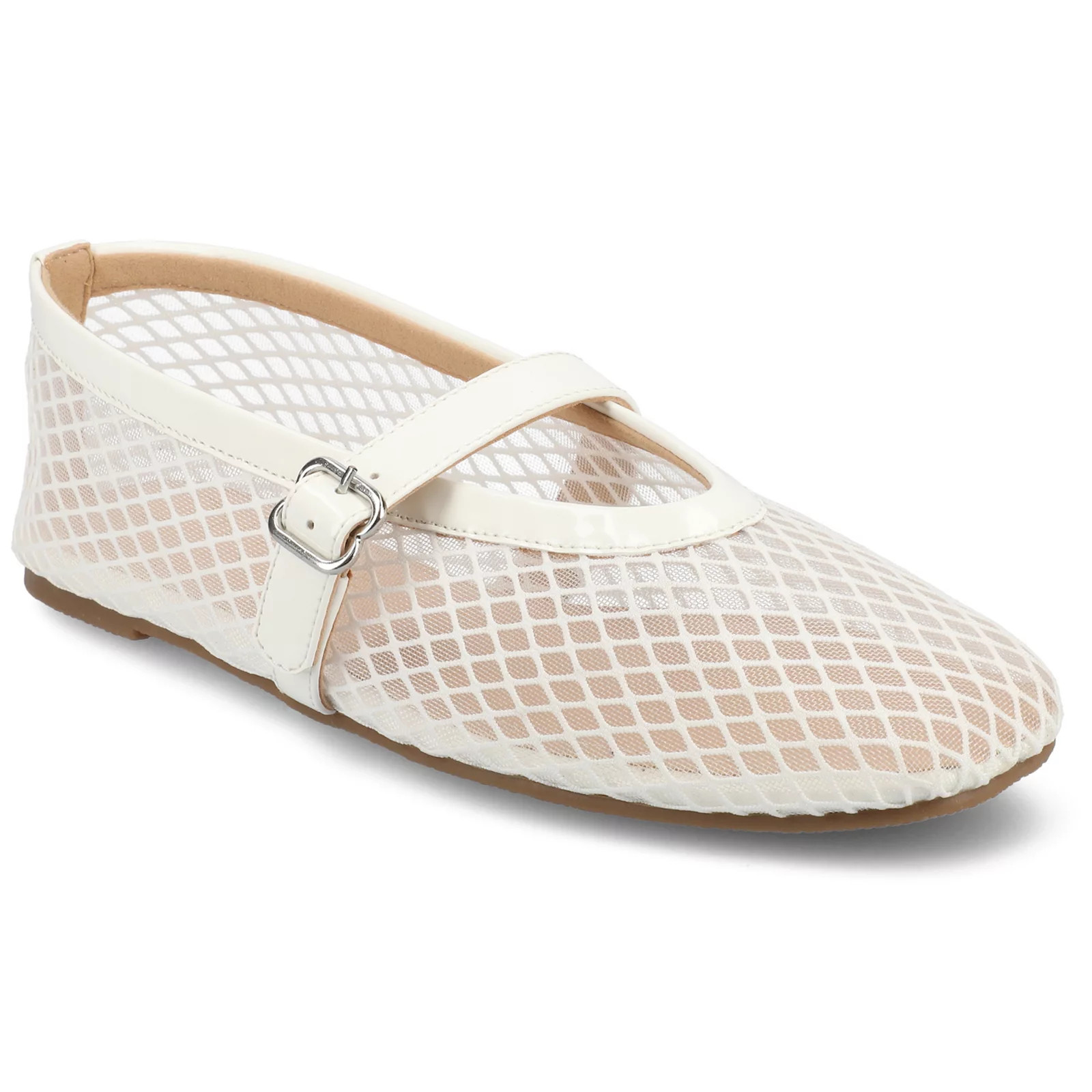 Journee Casha Women's Mesh Slip-On Square Toe Flats | Kohl's