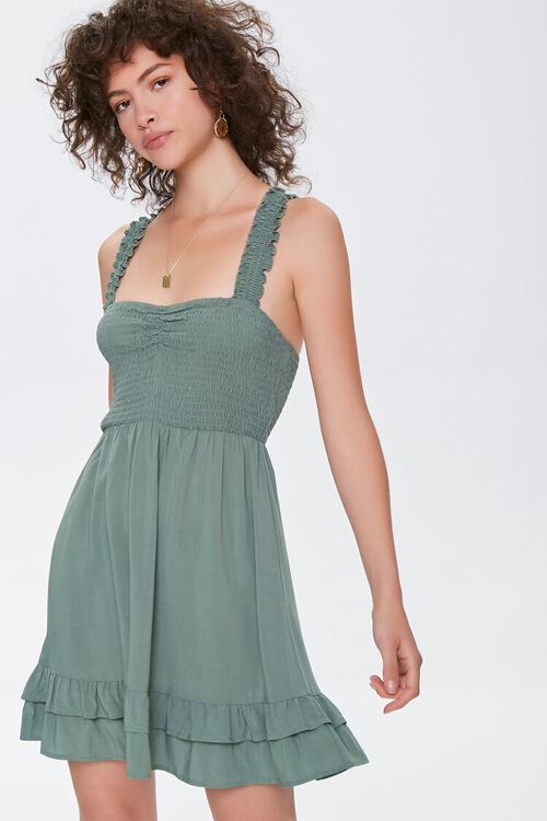 Smocked Mini Dress | Forever 21 (US)