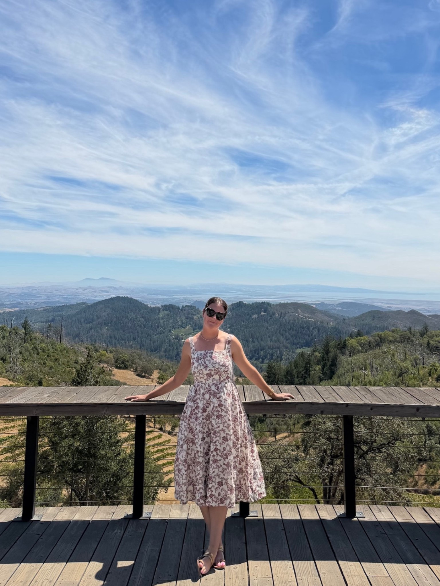 This 100% European Linen Fit & Flare Midi Dress was exactly what I wanted for a weekend of wine tasting and celebrating — flowy, breathable, and effortlessly pretty. I'm wearing a size small and it fits true to size. The smocked back and adjustable straps make it so comfortable, and can we talk about the pockets?! Real, functional pockets on a dress this pretty is such a win. It's fully lined, comes in at $89, and this Brick Red Heirloom Floral print is a limited edition, so it's worth grabbing while it's still in stock. Linking it here. ❤️

#LTKdresses #LTKstyletip #LTKtravel
