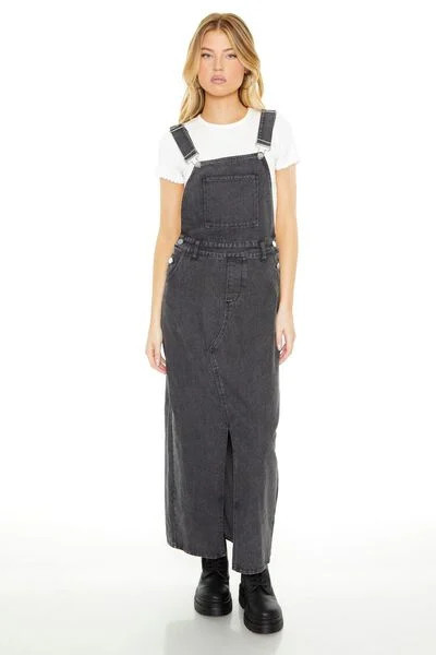 Denim Overall Maxi Dress | Forever 21