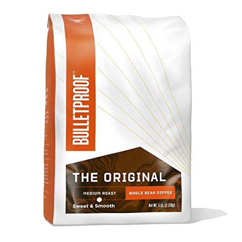 Bulletproof Original Medium Roast Whole Bean Coffee, 80 Ounces (bulk), 100% Arabica Coffee Sourced from Central and South America | Amazon (US)