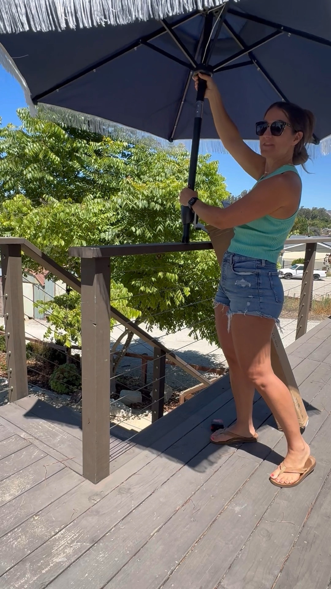 Umbrella, patio, fringe, outdoor shade, umbrella stand

#LTKSeasonal #LTKHome #LTKVideo