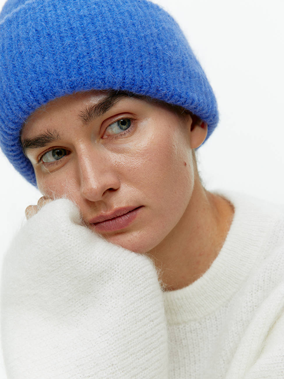 Double-Fold Alpaca Merino Beanie | ARKET (US&UK)