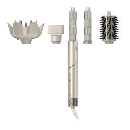 Shark FlexStyle Air Styling & Drying System, Hair Dryer, Curlers, Diffuser & Oval Brush, HD435 Stone | Walmart (US)