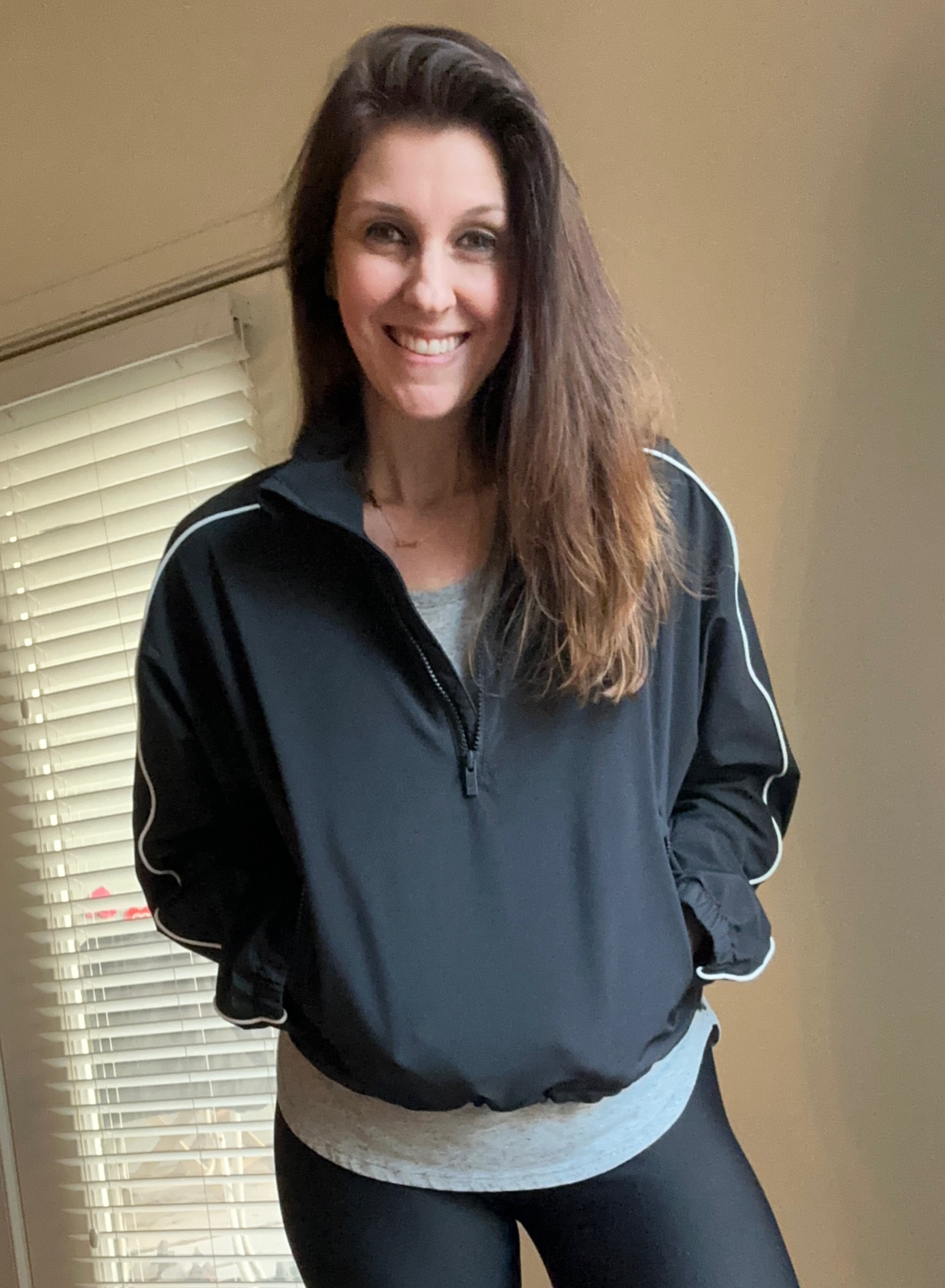 I LOVE this jacket!!! Lightweight and easy to throw on for a walk or before and after hitting the gym! 

#LTKOver40