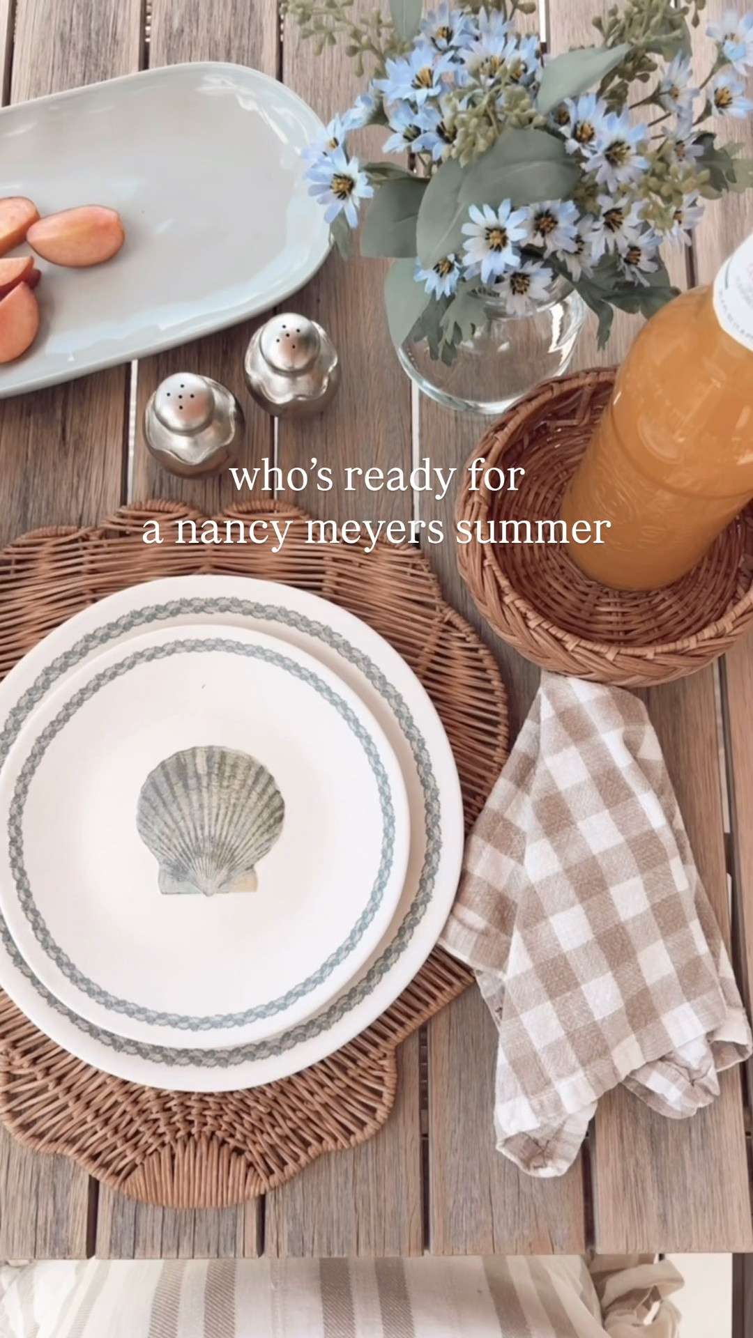 Let’s have a Nancy Meyers Summer! These Target finds are giving major coastal grandmother vibes. #outdoorentertaining