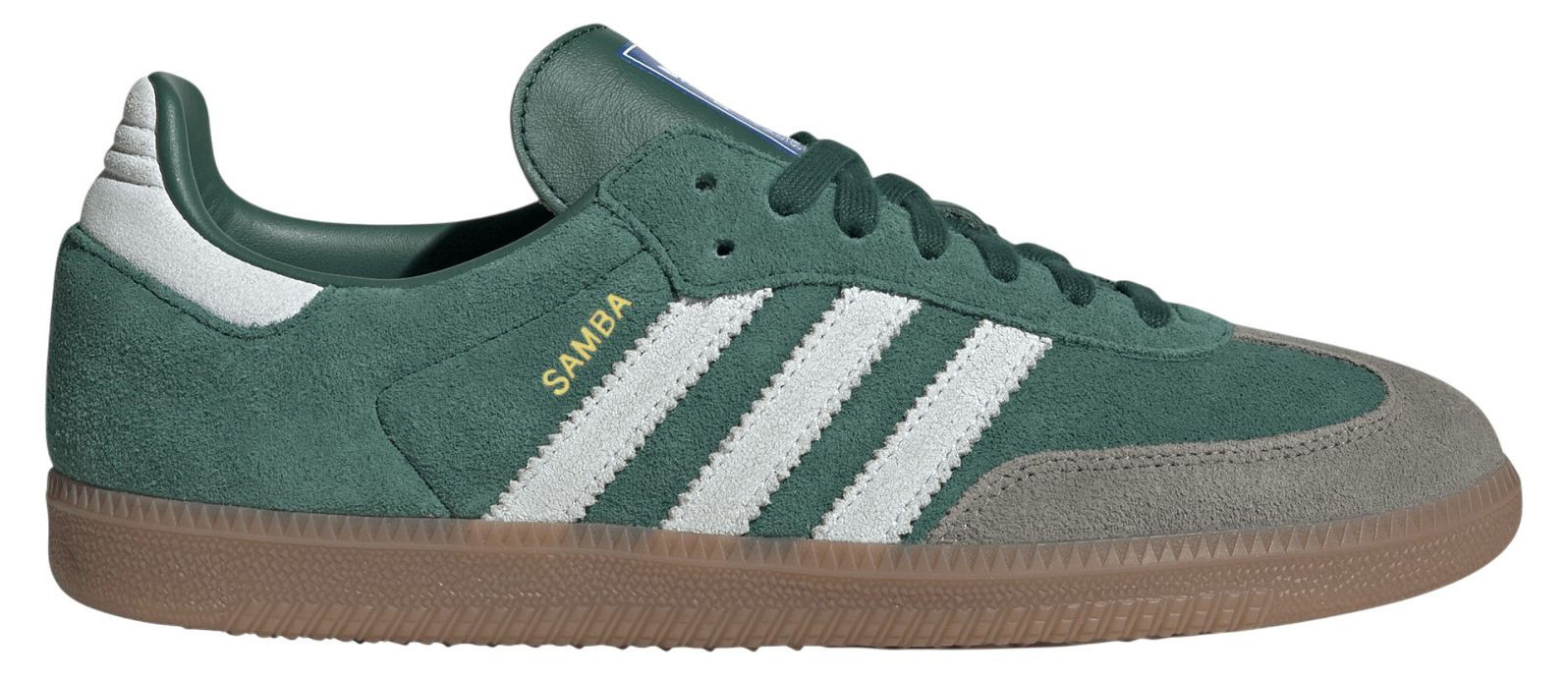 adidas Samba OG Shoes, Men's, M8.5/W9.5, White/Light Green | DICK'S Sporting Goods