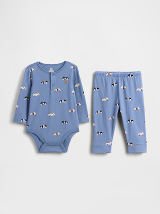 Baby First Favorites Organic Cotton Bodysuit Outfit Set | Gap (US)