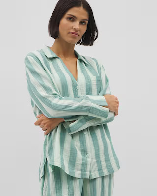 Long Sleeve Notch Collar | SOMA