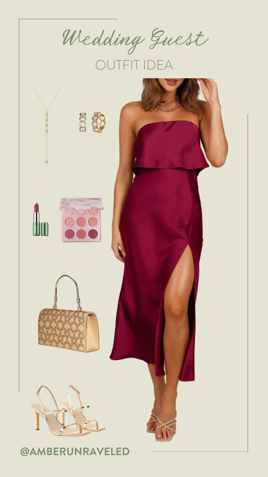 Finding the perfect wedding guest outfit can be tough, but this one's such a steal! Love the stunning magenta dress paired with the strappy heels and gold accessories. This look is elegant, chic, and ready for the dance floor!
#formalwear #partyoutfits #makeuplook #dressinginspo

#LTKSeasonal #LTKStyleTip #LTKU